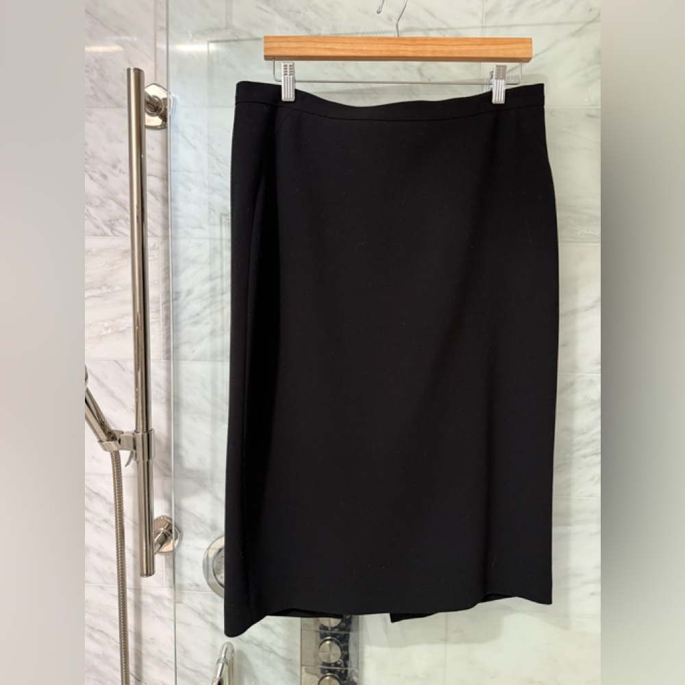 LK Bennett Classic Black Midi Skirt